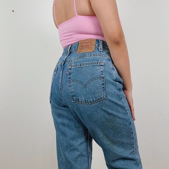 Levi's Denim - Vintage 90s Levi's 512 High Rise Slim Fit Straight Leg Jeans